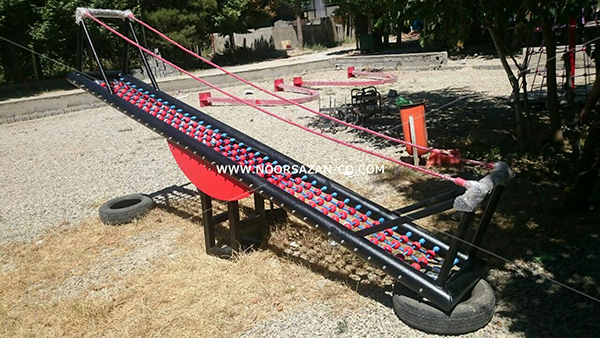 تجهیز مجموعه تفریحی خوارزمی در احمد آباد با وسایل بازی تور و طناب 